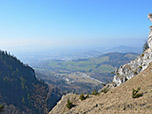 Blick hinunter auf Salzburg