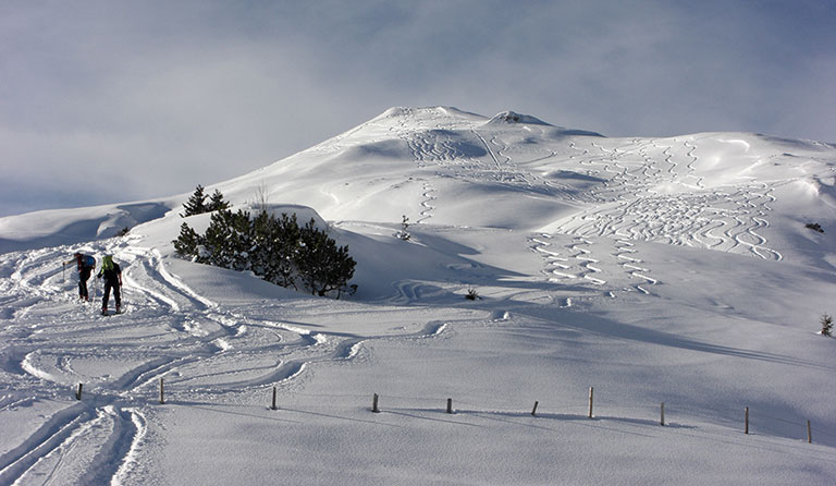 Galtjoch (2109 m) als Skitour