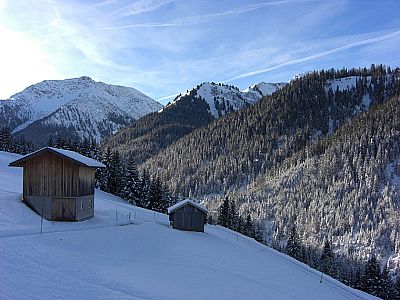 Um ins Rotlechtal zu kommen...