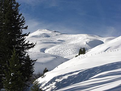 ...zu den freien Hängen des Galtjochs