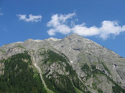 Rechter Hand das Gamsjoch