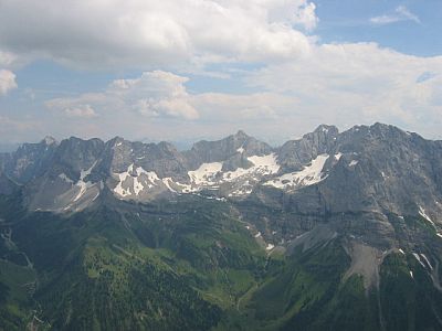 ...und nach Südosten