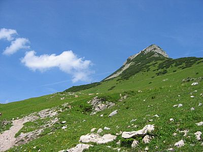 Auf dem Weg zum Hohljoch...