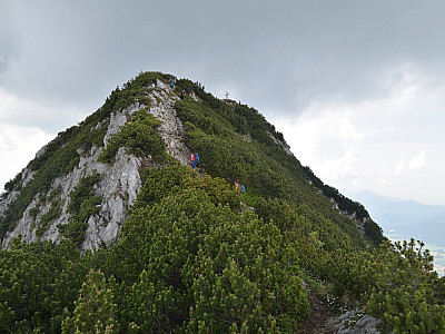 Nach einem felsigen Aufschwung ... 