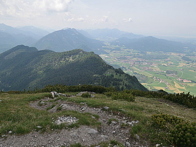 Im Westen scheint auf Inzell die Sonne