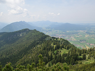 Auf einer Lichtung ist die Kohleralm schön zu sehen