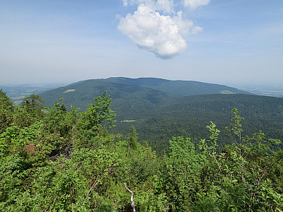 Der 1333 m hohe Teisenberg im Nordwesten