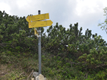 Wir halten uns rechts und wandern weiter über den Grat zum Gamsknogel