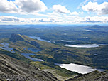 Blick auf das Gausdalen Naturreservat