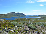 Blick über Stavsro zum Heddersvatn