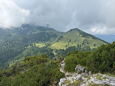 Wir machen uns an den Rückweg...