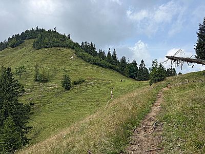 Schließlich erreichen wir wieder den Rossboden