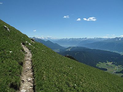 Wir queren einen kleinen Buckel...