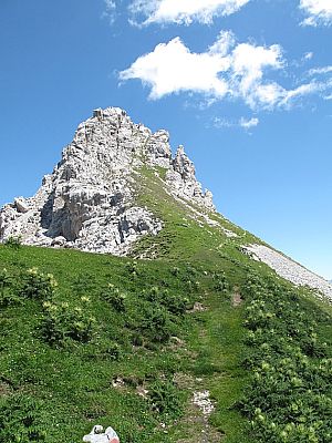 Die Felsen der Gehrenspitze...