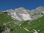 Teufelskopf, Oberreintalspitze und Scharnitzspitze