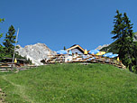 ...erreichen wir die Wettersteinhütte