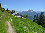 Blick zurück zur Gehrenalpe