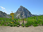 Am Gehrenjoch, vor uns die Kellenspitze