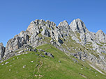 Ein letzter Blick vom Gehrenjoch zur Gehrenspitze