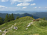 Blick über das Isartal zum Blomberg und zum Zwieselberg