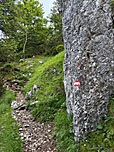 Nach den Felsen...