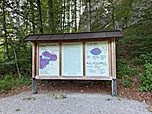 Infotafel zur Kluftquelle