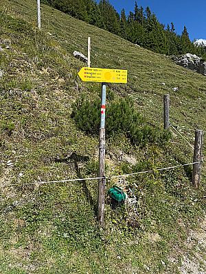 Zwei Drittel der Höhenmeter sind an der Wirtsalm bereits geschafft