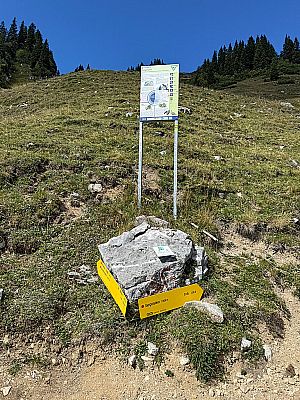 ...und biegen dort rechts zum Geigelstein ab