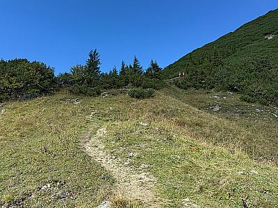 ...und folgen der Beschilderung in Richtung Geigelstein