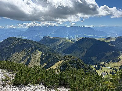 Blick auf das Kaisergebirge
