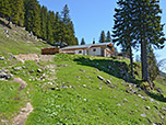 Nach knapp zwei Stunden haben wir die Schreckalm erreicht