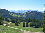 Blick zum Kaisergebirge