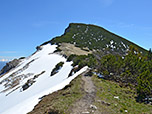 Blick vom Sattel zum Geigelstein