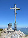 Das Gipfelkreuz am Geigelstein...