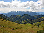 Blick zum Kaisergebirge