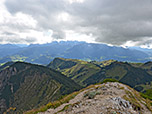 Das Kaisergebirge verschwindet langsam in den Wolken