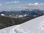 Der Schliersee zeigt sich