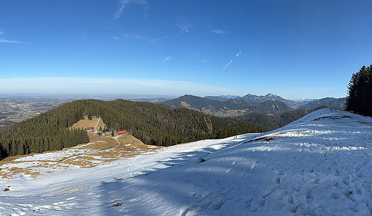 Gindelalmschneid (1335 m) - Vom Schliersee zum Tegernsee