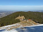 Blick hinunter zur Gindelalm