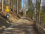 Dann biegen wir rechts Richtung Bahnhof ab