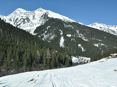 Im Westen der Malgrübler (2749 m) und das Richteregg