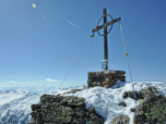 Gipfelkreuz der Grafennsspitze (Krovenzspitze)