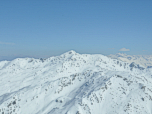 Der Rastkogel (2762 m) im Osten