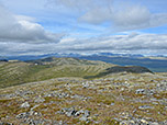 Blick Richtung Norden zur Rondane-Prominenz...