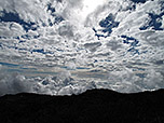 Wolkenimpressionen während des Abstiegs