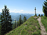 Blick vom Grasleitenkopf ins Isartal