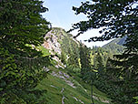 Blick zur Nesselauer Schneid