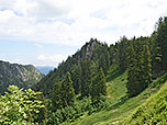 Blick zur Nesselauer Schneid