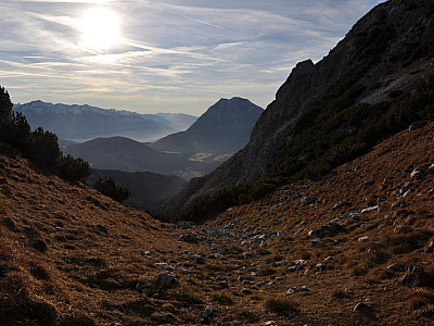 Blick zur Hohen Munde ...