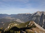 Blick auf Mittenwald im Norden